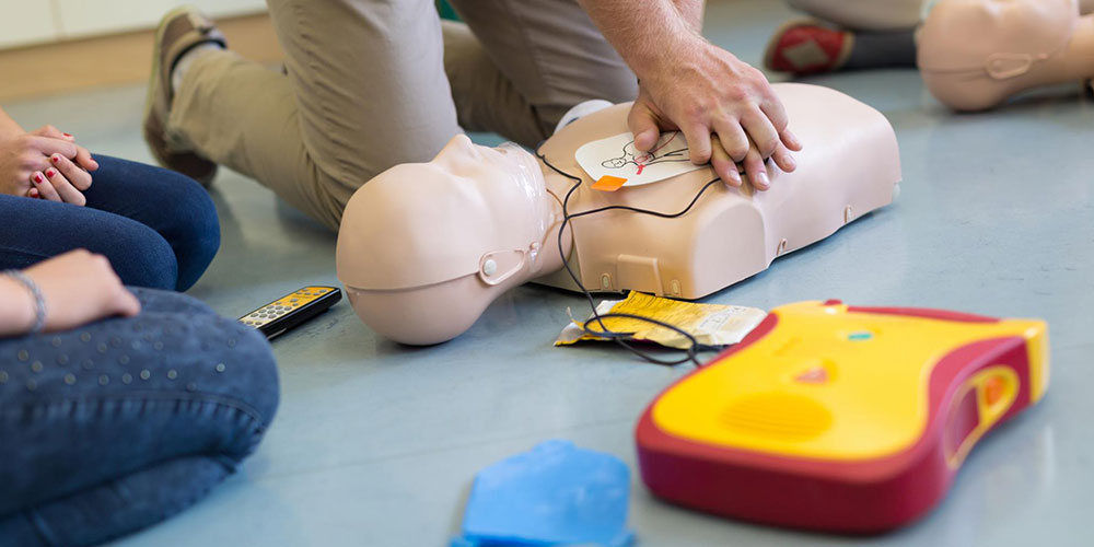 Heartsaver First Aid CPR AED AHA 375295 80 Heartsaver None Discover the power to save lives with our American Heart Association (AHA) Heartsaver First Aid, CPR & AED course. Tailored for both healthcare professionals and community members, this comprehensive program provides essential training in first aid techniques, CPR, and automated external defibrillator (AED) use. Designed to empower participants with life-saving skills, this course equips you to respond effectively to a range of emergencies, from minor injuries to cardiac incidents. Through hands-on practice and AHA's renowned guidelines, you'll gain the confidence and readiness to make a difference when it matters most. Join us in becoming a beacon of safety and care within your community through the AHA Heartsaver course.